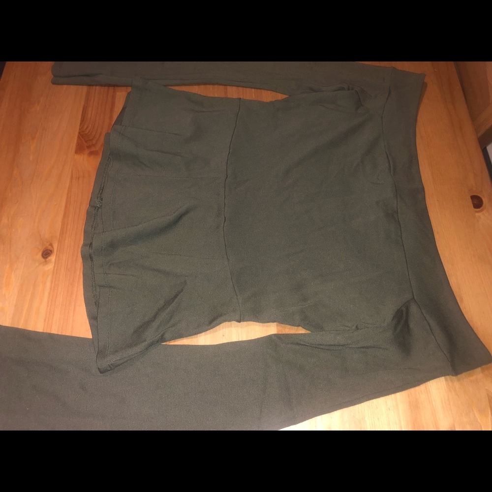 BCBG Maxazria Off Shoulder Peplum Top
